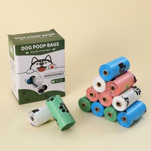 Sacs à déjections pour animaux de compagnie écologiques et luxueux, anti-fuite, biodégradables, sacs à ordures pour animaux de compagnie, 4 rouleaux, produits pour animaux de compagnie de premier choix - Product Image 2