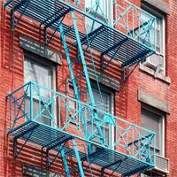Échelle de sécurité incendie pliable haute résistance Escaliers d'évacuation d'urgence extérieurs personnalisables directement de l'usine