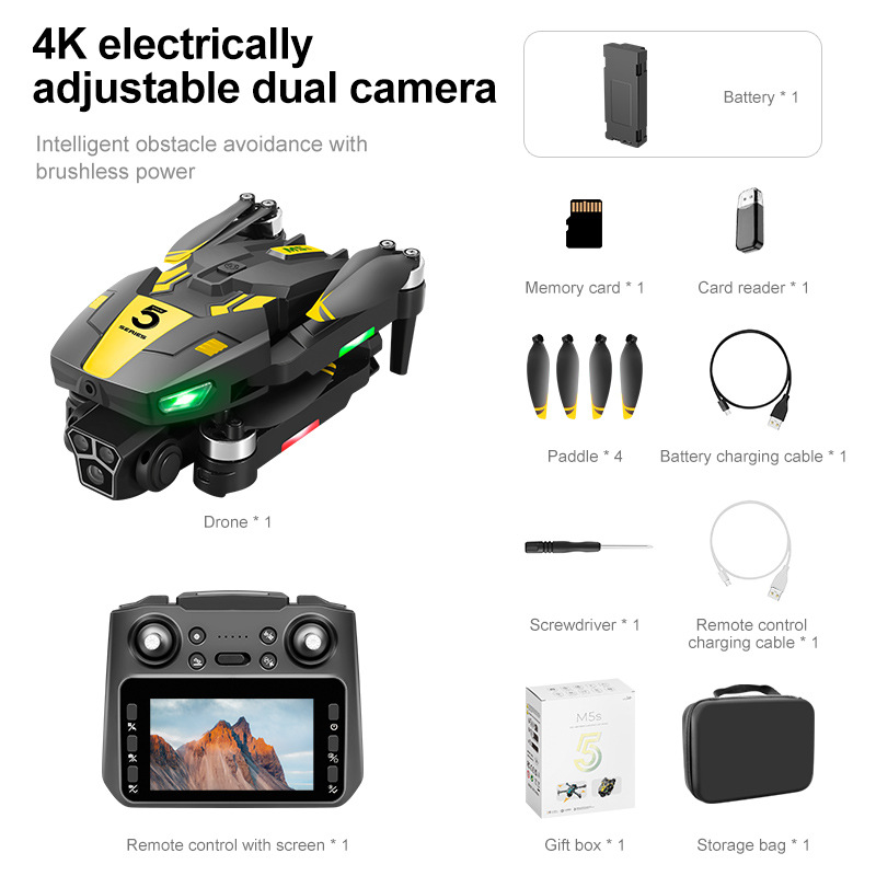 Contrôle d'écran jaune de 4,3 pouces