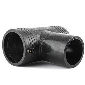 Conexión en T de igual diámetro, HDPE100, superficie lisa, resistente a químicos y a la corrosión, conexión por soldadura, presión 1.6PN, gas natural, HVAC - Product Image 1