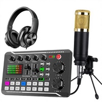 Console de mixage audio numérique portable pour DJ, interface audio filaire à réduction de bruit, batterie 1000-1499 mAh