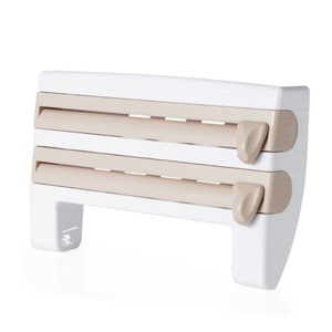 Wholesale Good Quality <b>Kitchen</b> Storage Holder for Cling Film with Cutting <b>Kitchen</b> <b>Paper</b> Roll Holder - Product Image 1