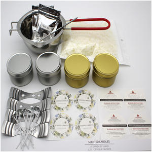 <span class=keywords><strong>Kit</strong></span> de fabrication de bougies DIY parfumées pour débutants et entreprises, comprenant des outils, du cire, des colorants, des étiquettes et des fournitures complètes - Product Image 2