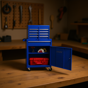 Caja de Herramientas Desmontable Azul de 5 Cajones con Gabinete Inferior y Estante Ajustable Modelo D0100HA7FFW - Product Image 2