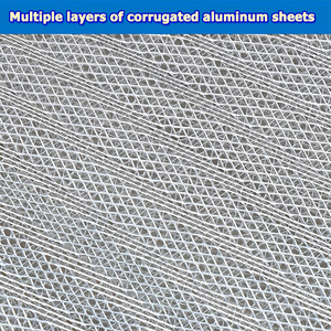 Filtro Aria Elettrostatico Lavabile e Riutilizzabile in Alluminio Plissettato per Condizionatori e Forni, Filtro Aria HVAC Residenziale e Commerciale - Product Image 4