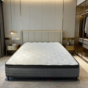 Colchón Ortopédico de Muelles Ensacados de Alta Calidad de 10 y 12 Pulgadas, Diseño Confortable de Alta Elasticidad y Buena Resiliencia - Product Image 1