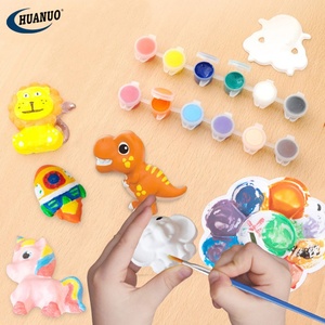 Kit de peinture dinosaure à colorier, interaction créative, jouet éducatif pour enfants, <span class=keywords><strong>plâtre</strong></span> peint, <span class=keywords><strong>dessin</strong></span>, cadeau pour enfants - Product Image 2