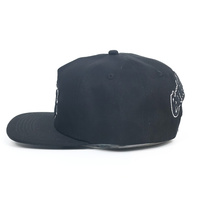 Casquette de sport personnalisée avec logo brodé 3D, visière plate, non structurée, style Dad Hat, fermeture Snapback