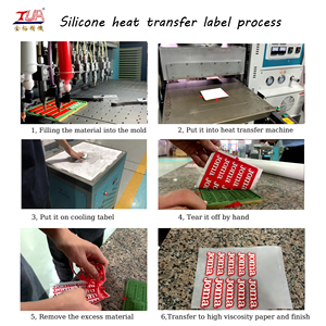 Máquina de transferencia de calor para camisetas con logotipo de etiqueta, máquina para hacer pegatinas de silicona, valcanizador de etiquetas de goma de tamaño pequeño para insignia de tela - Product Image 6