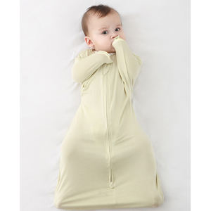 Venta al por mayor Modal High Elastic Baby Surrender Anti-JUMP Sleeping Bag Baby Anti-kick by Newborn Swaddle Towel - Product Image 5