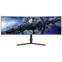 Moniteur LED 5K 32 pouces d'usine avec HDR pour PC Moniteur LCD de jeu incurvé 34 pouces 49 pouces pour interface DP de bureau