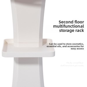 Carrito de belleza pequeño de plástico con base de mesa de burbujas para el cuidado de la piel del salón y el carro de herramientas móviles de belleza médica - Product Image 4
