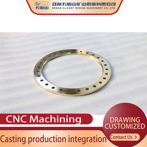 Joint de butée de roulement sans huile en bronze autolubrifiant résistant à l'usure pour les concasseurs traitement de coulée pour les pièces de machines minières - Product Image 5