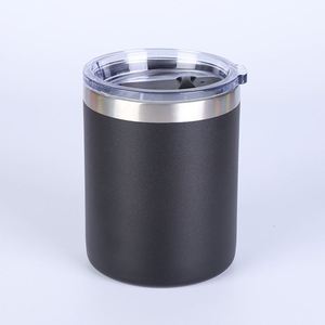 Generic <b>Double</b> <b>Wall</b> Vacuum 12oz Gift Coffee Cup Lid 304 Stainless Steel Modern Simplicity Mug Thermal Insulation 6-12 Hours - Product Image 1