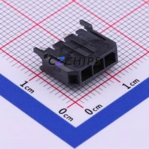 436500316 Wire-to-Board Pin Header Through hole Component (THT),P=3mm Connector 1x3P 3mm Through Hole Micro-Fit (MX 3.0) - Product Image 1