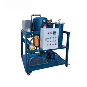 Mesin filtrasi minyak limbah biaya rendah vakum transformator tahap tunggal peralatan daur ulang minyak/tanaman pengilangan minyak bekas untuk dijual