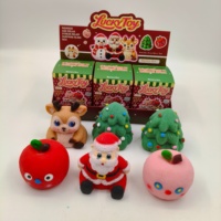 Boîte Mystère de Noël : Jouet Squishy Surprise Père Noël, Renne, Sapin – Anti-stress à Presser – Vente en Gros à Prix Réduit