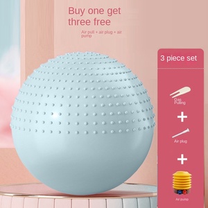 <span class=keywords><strong>Ballon</strong></span> de yoga souple anti-explosion épaissi pour adultes et enfants - Entraînement sensoriel, massage, utilisation en salle de sport, tailles 55 cm/65 cm/75 cm - Product Image 4