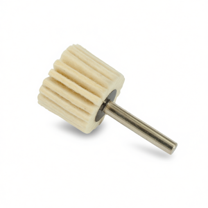 Ttake Felt Flap Wheel 80x30 Mm 6 Mm Shaft Polishing <b>Pad</b> For Metal Wood - Product Image 2