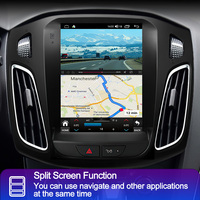 LEHX Pro Radio mobil portabel Android 12 Multimedia 2DIN untuk Ford Focus 3 Mk3 2011-2019 Amplifier navigasi GPS untuk gaya Tesla