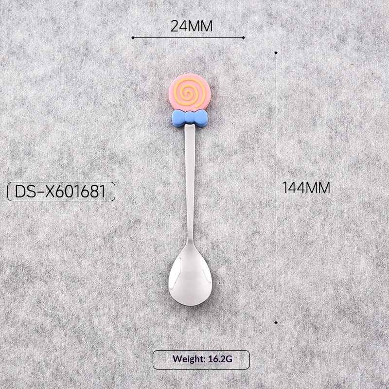 1-Cuillère sucette argent