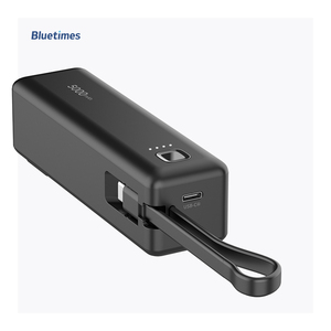 BluetimimUS ปลั๊กชาร์จเร็ว PD 20W 5000mAh <span class=keywords><strong>3</strong></span> in 1พับได้ในตัวชาร์จแบตสำรองขนาดเล็กในตัว - Product Image 1