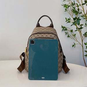 Sac à dos imprimé à motifs géométriques tendance. Sac à main de créateur de marque. Fabriqué en matériau PU de haute qualité.616 - Product Image 3