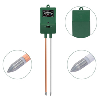 Testeur de sol, pH-mètre pour sol, testeur de sol 3 en 1 pour l'humidité, humidimètre pour plantes, mesure du pH et des heures de lumière solaire