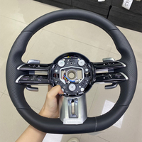 Volant de course en cuir pour Benz Mercedes AMG a B C E GLS GLA S C63 809 W205 W204 W213