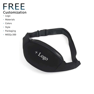 2025 personnalisé haute qualité léger personnalisé minimaliste blanc réglable ceinture taille sac poitrine Sport néoprène <span class=keywords><strong>Fanny</strong></span> Pack - Product Image 1