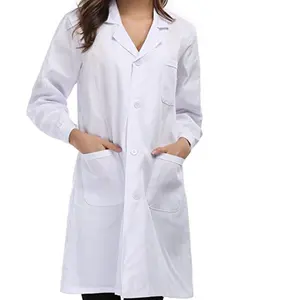 定制实验室外套女科学家医生和护士医院制服医生护士儿童实验室外套