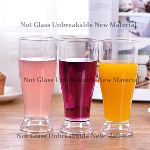 Taza <span class=keywords><strong>de</strong></span> plástico transparente e irrompible para batidos, para helados, venta al por mayor - Product Image 3
