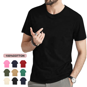 High Quality Blank Unisex t Shirt Promotional Organic T-shirt Custom logo Customized Label TShirts Shirts for Men Casual