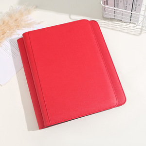 Porte-cartes de visite personnalisé de qualité supérieure avec 160 emplacements pour cartes, 4 pochettes, fermeture éclair en cuir PU, album portable, collection de livres - Product Image 6