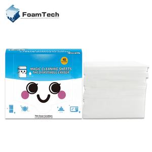 Feuille de gomme <span class=keywords><strong>magique</strong></span> nano 8-10 kg/m3, feuille de nettoyage pour lave-vaisselle, fournitures de cuisine blanches, éponge de nettoyage en boîte de couleur - Product Image 4