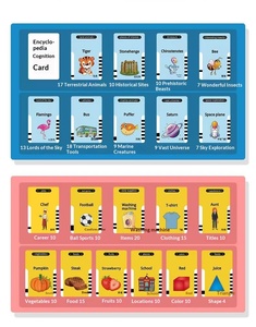 Cartes flash parlantes éducatives sensorielles <span class=keywords><strong>Montessori</strong></span> pour l'apprentissage des langues, la thérapie du langage, l'autisme, les jouets, avec 112 cartes - Product Image 6