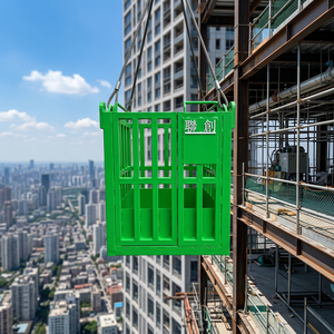 <b>Plastic</b> Storage <b>Crate</b> Stackable With Handles For Cargo And Storage Equipment High-altitude working gondola - Product Image 5