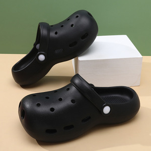 Women's Summer Breathable EVA <b>Clogs</b> Thick Sole Comfort Outdoor Closed Toe Slippers Off White 36-41 - Product Image 2