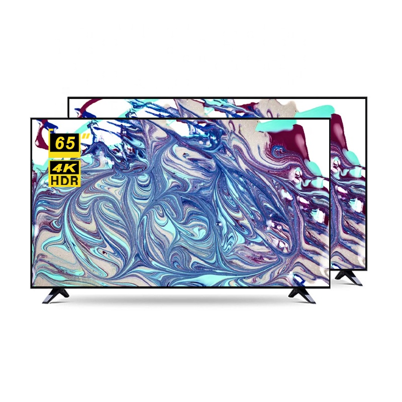 Toptan fabrika OEM 65 55 45 inç düz ekran Android TV televizyon akıllı TV seti 4K 2K HD LED TV