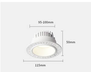 <span class=keywords><strong>LED</strong></span> <span class=keywords><strong>Downlight</strong></span> 3000 k-3500 K putih hangat CRI80 75mm <span class=keywords><strong>95mm</strong></span> 10W 15W langit-langit tersembunyi rumah kantor aluminium - Product Image 3