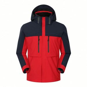 Veste coupe-vent légère pour homme, 3 couches, imperméable, avec logo personnalisé - Product Image 1