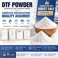 Poudre DTF haute performance pour l'impression textile et les solutions de transfert pour l'impression directe sur vêtements et tissus