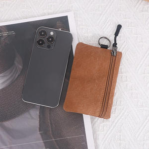 Groothandel op maat gemaakte vintage duurzame draagbare kleine canvas portemonnee met rits, zacht handvat, multifunctionele muntportemonnee, cosmeticaschuitje, sleutelhanger - Product Image 4