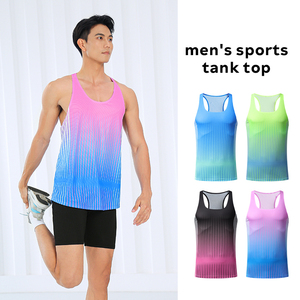 Gymwear élastique avec maille anti-UV et léger et confortable pour l'entraînement, gilets de sport, nouvel arrivage - Product Image 6