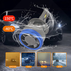 ระบบไฟส่องสว่างอัตโนมัติแบบกันน้ำเต็มรูปแบบ IP68 190w 6000k อุปกรณ์เสริมรถยนต์ 9003 H11 H7 Hb3 H4 9005 หลอดไฟหน้ารถยนต์แบบ LED - Product Image 6