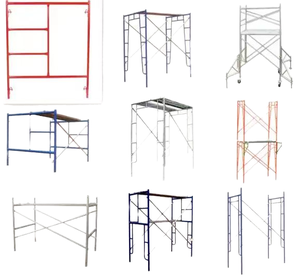 Heavy Duty Steel Frame <strong>Scaffolding</strong> with Quick <strong>Lock</strong> Mechanism for Roofing Painting Repair Jobs Exterior Workshop Outdoor Settings - Product Image 5
