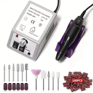 Juego de Máquina de Manicura Eléctrica de 20000 RPM, Máquina de Pulir Uñas, Removedor de Esmalte en Gel, Equipo Portátil para Pulir Uñas - Product Image 2