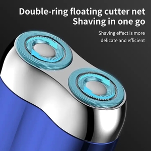 Mini Rotary Electric Shaver for Men Portable USB-Charged Waterproof IPX6 with Li-ion Battery Beard <b>Razor</b> for Face - Product Image 2