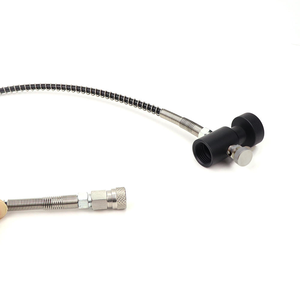 HPA CO2 Remote Hose Line Fill Station Whip Line for <b>Paintball</b> Pcp Tank Cylinder Refill With 20Inch Hose Quick DisconnectSodastre - Product Image 3