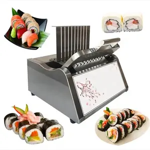 Máquina formadora de sushi, máquina automática redonda para hacer sushi, fabricante cuadrado de sushi